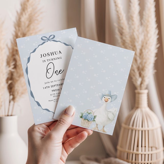 Convites Primeiro Pato Cortado Festa de aniversário (Criador carregado)