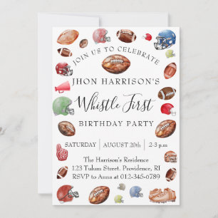 Convites Primeiro primeiro aniversario de aniversário do fu