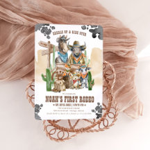 Primeiro Rodeio 1º Aniversário Animais Fofos Velho
