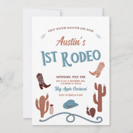 Convites Primeiro Rodeio Azul