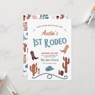 Convites Primeiro Rodeio Azul