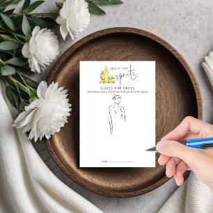 Convites Primeiro Spritz Adivinha Chá de panela De Vestido