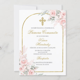 Convites Primera comuión Espanhol