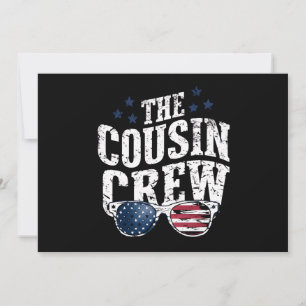 Convites Primo Crew 4 de julho Família Patriótica Americana