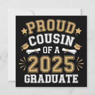 Convites Primo Orgulhoso De Um Graduado Em 2025 Da Família 