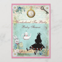 Princesa Alice no tea party do chá de fraldas do