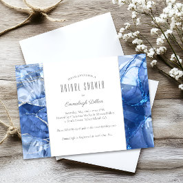 Convites Princesa Azul Corte Safira Joia Chuveiro Nupcial