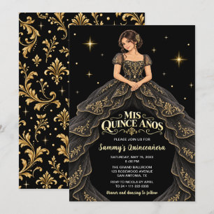 Convites Princesa Barroca de Ouro Preto Quinceañera