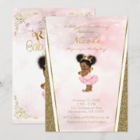 Princesa Brilho Rosa Dourado Vintage Bebê Menina P