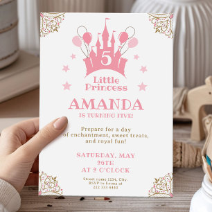 Convites Princesa Castle Magical Birthday Bash