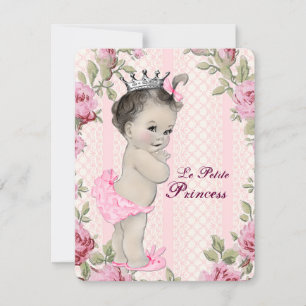 Convites Princesa Chá de fraldas