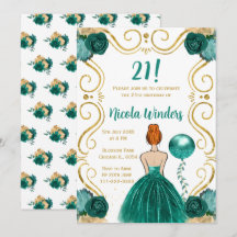 Princesa de Cabelo Vermelho festa de aniversário e