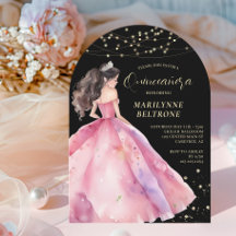 Princesa de Ouro Rosa Quinceañera