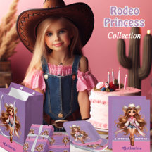 Princesa de Rodeio Cowgirl Ocidental 1 Personaliza