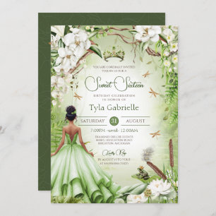 Convites Princesa Doce 16 Príncipe Sapo Birthday