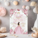 Convites Princesa Floral Rosa Elegante A Borboleta Mis Quin<br><div class="desc">Imaginosa Princesa Floral Rosa Elegante Mis Quince Convite Quinceañera 15 Anos,  16º Aniversário Borboleta</div>