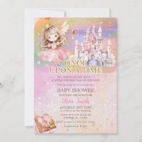 Princesa Menina Blush Chá de fraldas Arco-Íris Ros