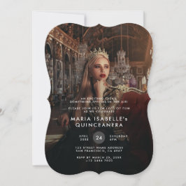 Convites Princesa Photo Quinceañera Mascarada Birthday