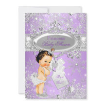 Princesa Roxa Inverno Baby Shower Morena