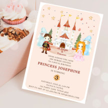 Princesas e Cavalheiros Aniversário de Menina