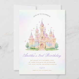 Convites Princess Birthday Invitation, Magic Castle Party I