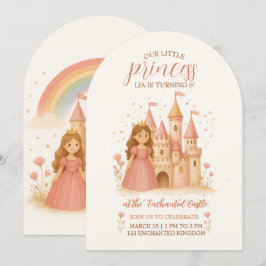 Convites Princess Castle Birthday Invitation
