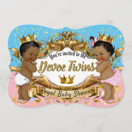 Convites Príncipe Africano|Princesa Rosa e Azul| Faíscas Do