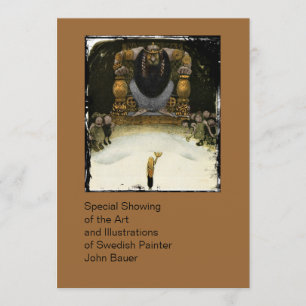 Convites Príncipe com o rei do troll