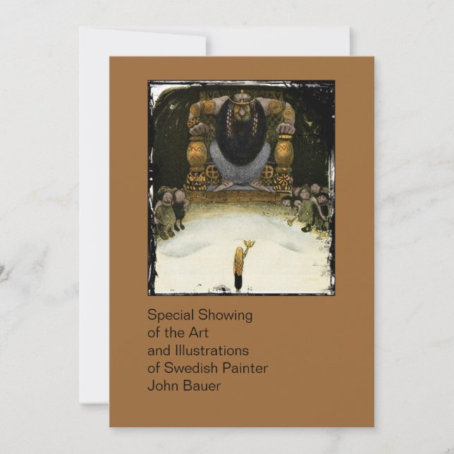 Convites Príncipe com o Rei Troll (Frente)