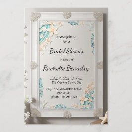 Convites Printable Invitation Template for Bridal shower