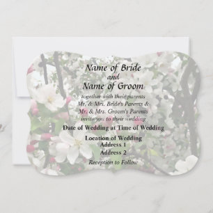Convites Produtos de Casamento com Árvore de Maçã em Flor