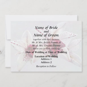 Convites Produtos de casamento Cymbidium Baltic Dew Freckle