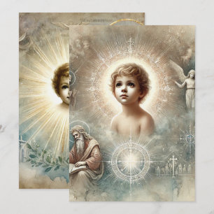 Convites Profecia Bíblica Imprimível de Jesus Scrapbook