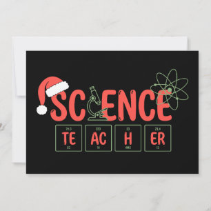 Convites Professor de Ciências Natal Tabela Periódica Átomo