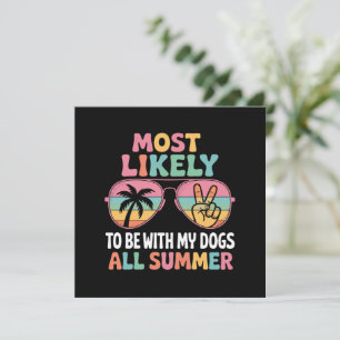 Convites Professor Mais Propenso a Estar Com Meus Cachorros