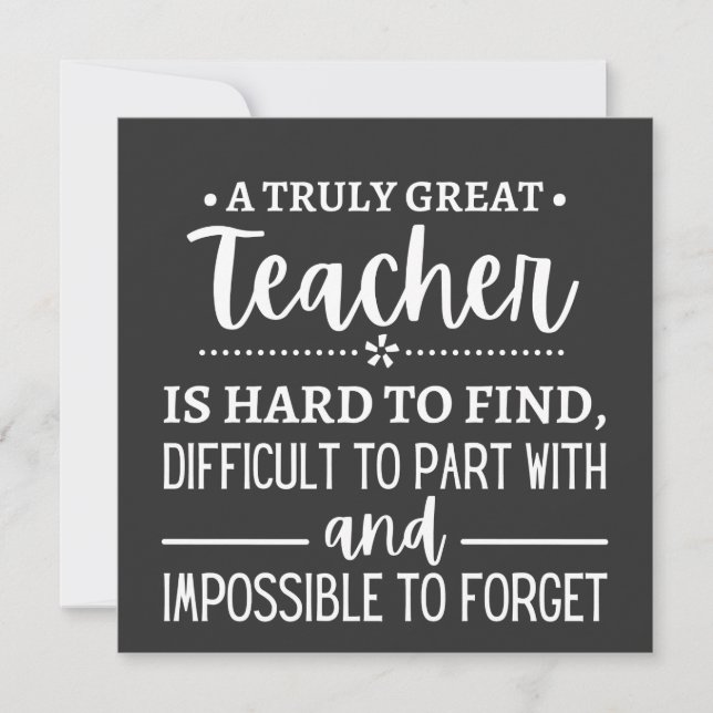 Convites Professor verdadeiramente Excelente (Frente)