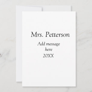 Convites professores agradecem adicionar ano turma