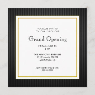 Convites Profissional do negócio da grande inauguração  