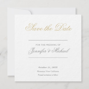 Convites Profissional Minimalista de Casamento