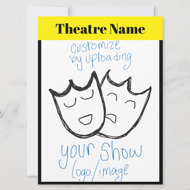 Convites Programa de 1 página (disponível para download ins (Frente)