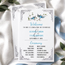 Programa de Casamento Blue Bird of Happiness