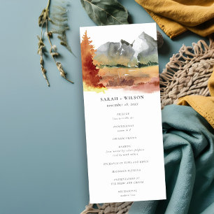 Convites Programa de Casamento de Árvores de Montanha Laran