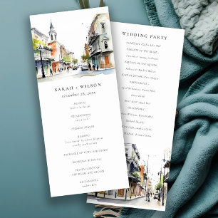 Convites Programa de Casamento de Nova Orleans Louisiana po
