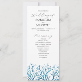 Convites Programa de Casamento de Praia