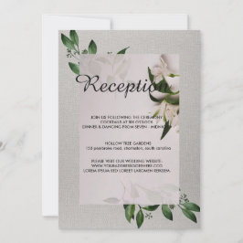 Convites Programa de casamento Elegante