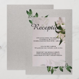 Convites Programa de casamento Elegante