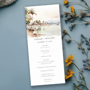 Convites Programa de Casamento Paisagem Montego Bay Jamaica