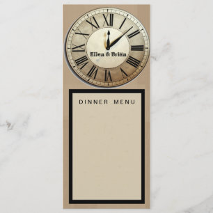 Convites Programa de casamento personalizado de Ano Novo