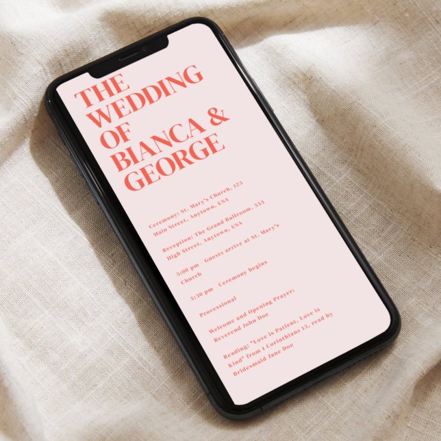 Convites Programa de Cerimônia Digital de Casamentos em Bel (Criador carregado)