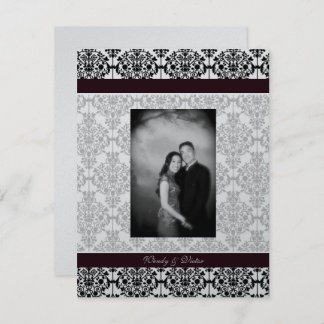 Convites Programa de dupla felicidade de Damask 2